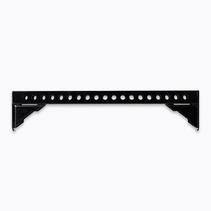 Logo Plate Crossmember 2.0 - Compact - black crossmember for rack with REP branding - smaller than Standard and Stamped versions