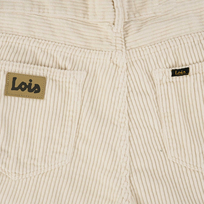 Lois Jeans Pepe Jumbo Corduroy Shorts - Ecru
