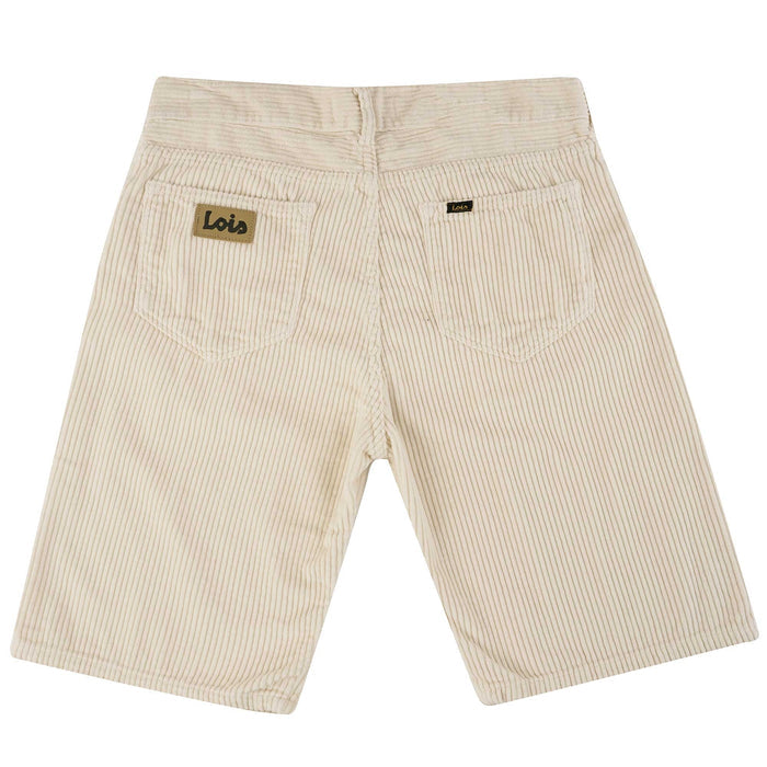 Lois Jeans Pepe Jumbo Corduroy Shorts - Ecru