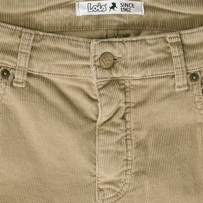 Lois Jeans Sierra Thin Cord Trousers - Dark Sand