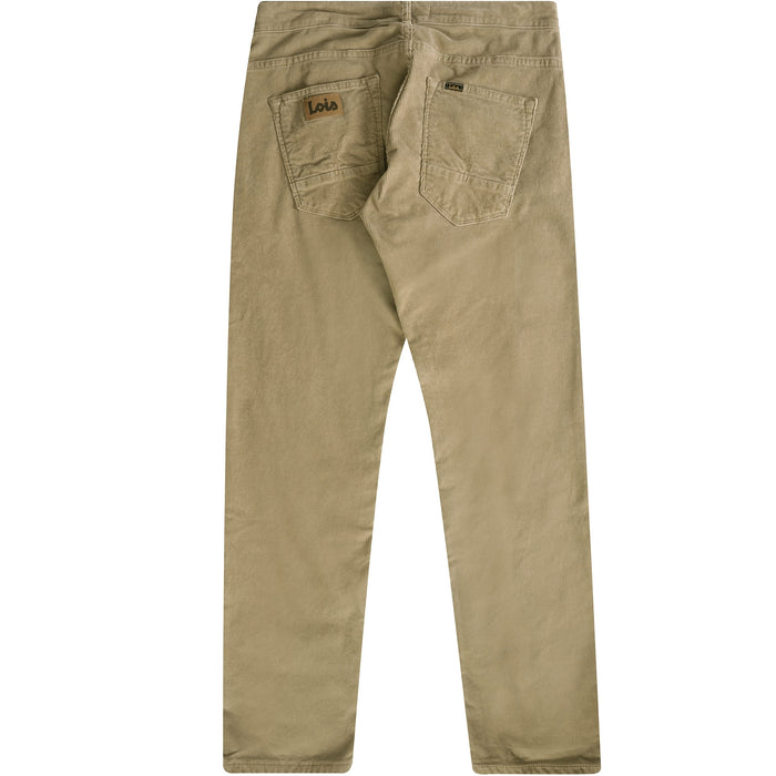 Lois Jeans Sierra Thin Cord Trousers - Dark Sand