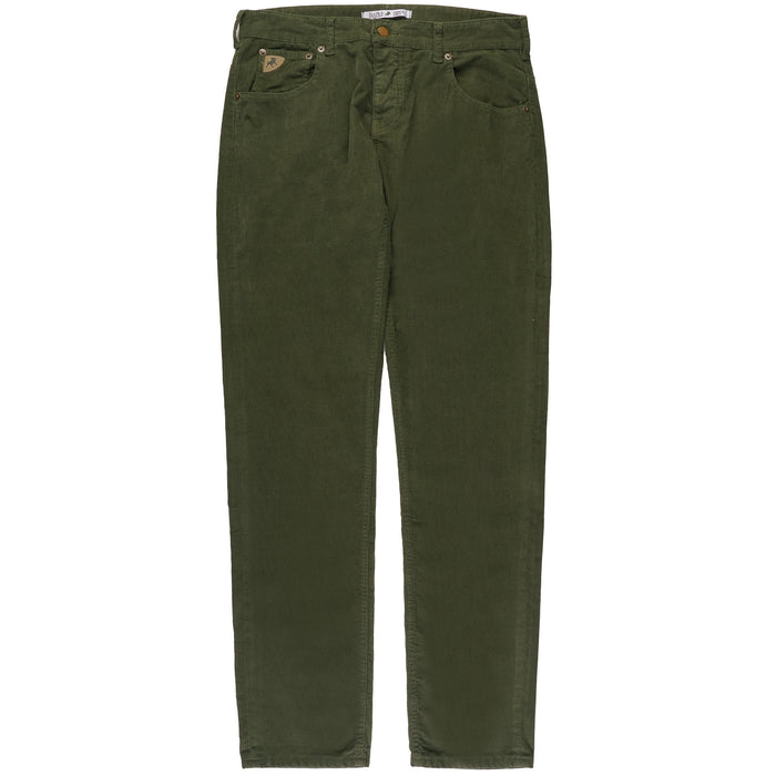 Lois Jeans Sierra Thin Cord Trousers - Green Olive