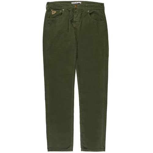 Lois Jeans Sierra Thin Cord Trousers - Green Olive