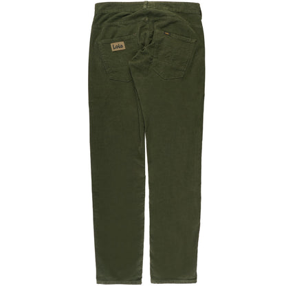 Lois Jeans Sierra Thin Cord Trousers - Green Olive