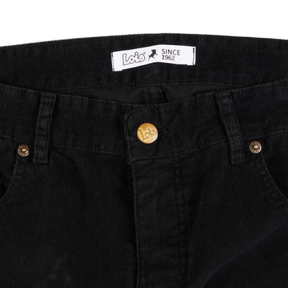 Lois Jeans Sierra Thin Corduroy Trousers - Black