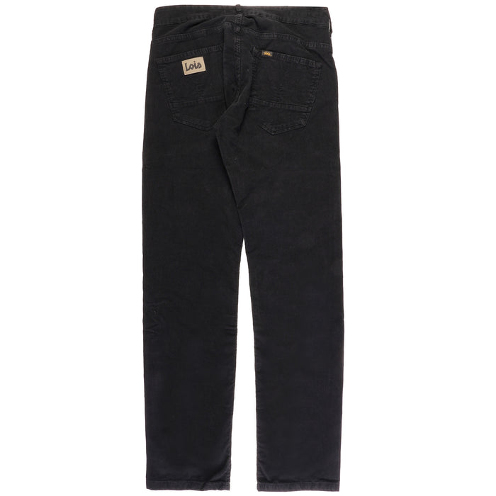 Lois Jeans Sierra Thin Corduroy Trousers - Black