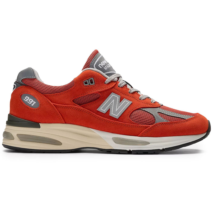 New Balance Made In UK 991v2 - Fire Red