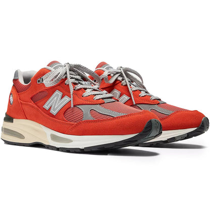 New Balance Made In UK 991v2 - Fire Red