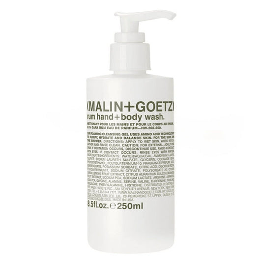 Malin + Goetz Rum Hand + Body Wash 250ml