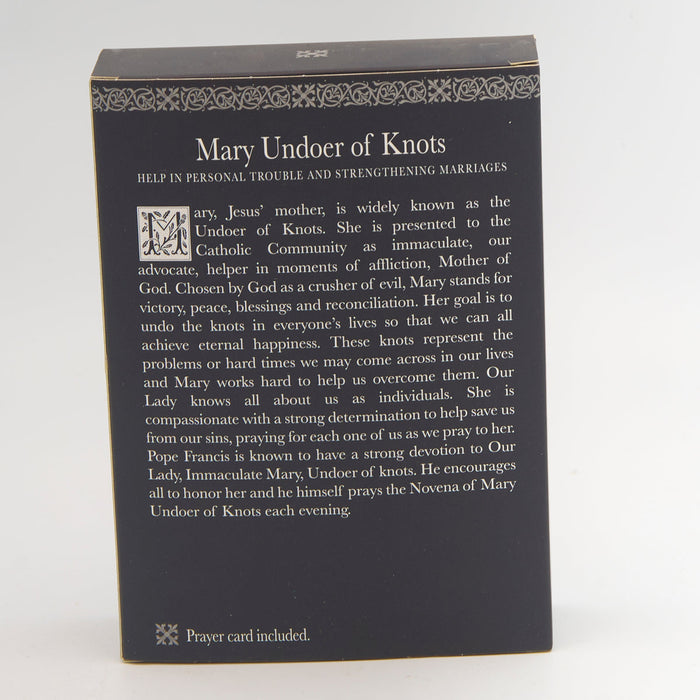 Mary Undoer of Knots Statue 4.25"H