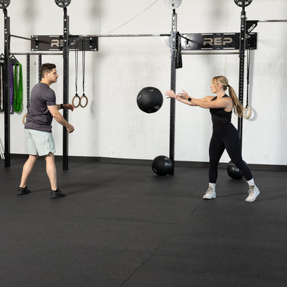 Athletes using the REP Fitness Medicine Balls 2.0