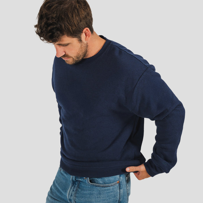 Men's AlpacaCloud® Heavyweight Crew Neck Sweatshirt - Follow Your Legend