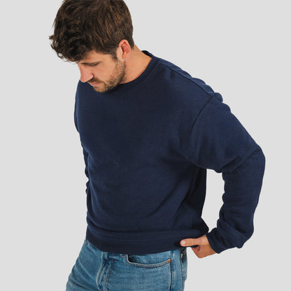 Men's AlpacaCloud® Heavyweight Crew Neck Sweatshirt - Follow Your Legend