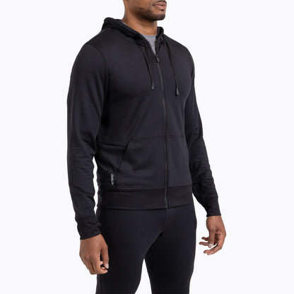 The REP Fitness Men's Attis Jacket in Heather Black front