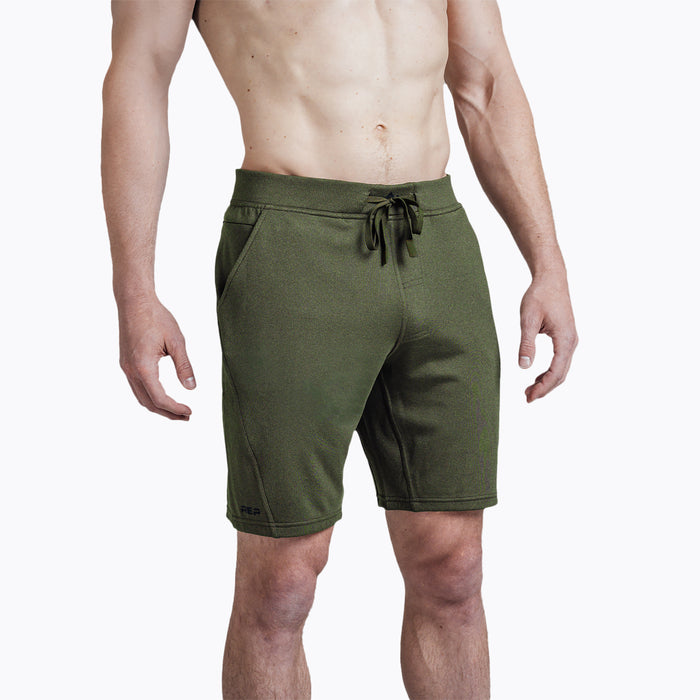 Heather Olive / X-Small / 7"