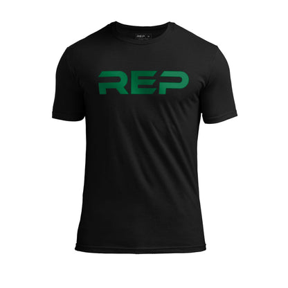 Heather Black/Green / X-Small