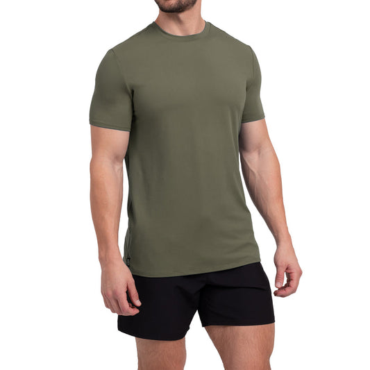 The REP Fitness Men's Delta Shirt in Olive front