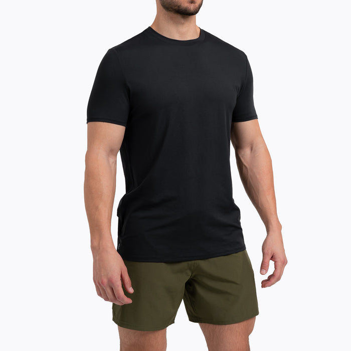 The REP Fitness Men's Delta Shirt in Black front