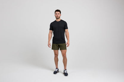 The REP Fitness Men's Delta Shirt in Black front