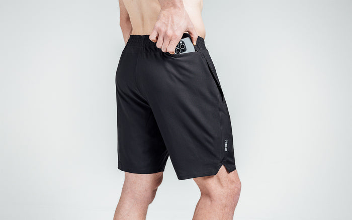 The REP Fitness Men's Motus Shorts in Black back