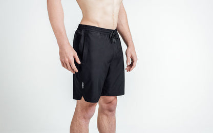 The REP Fitness Men's Motus Shorts in Black front