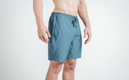 The REP Fitness Men's Motus Shorts in Slate front