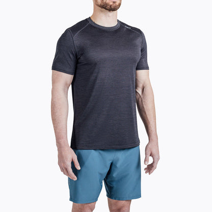 The REP Fitness Men's Sigmatech Shirt in Heather Black front