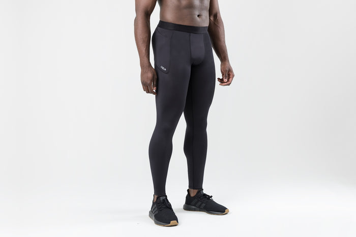 The REP Fitness Men's Virtus Light Compression Tights in Black front