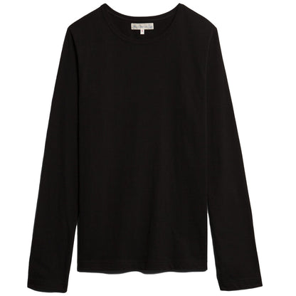Merz b Schwanen 1950s Long Sleeve Loopwheeled T-Shirt - Black