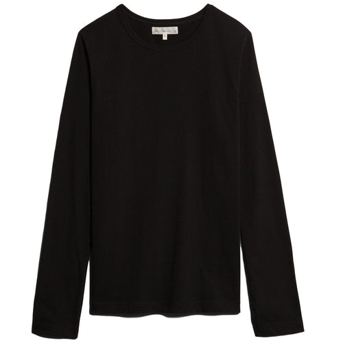Merz b Schwanen 1950s Long Sleeve Loopwheeled T-Shirt - Black