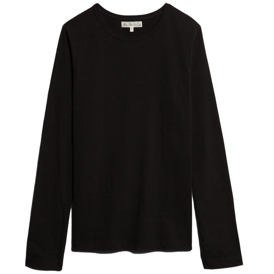 Merz b Schwanen 1950s Long Sleeve Loopwheeled T-Shirt - Black