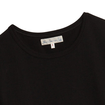 Merz b Schwanen 1950s Long Sleeve Loopwheeled T-Shirt - Black