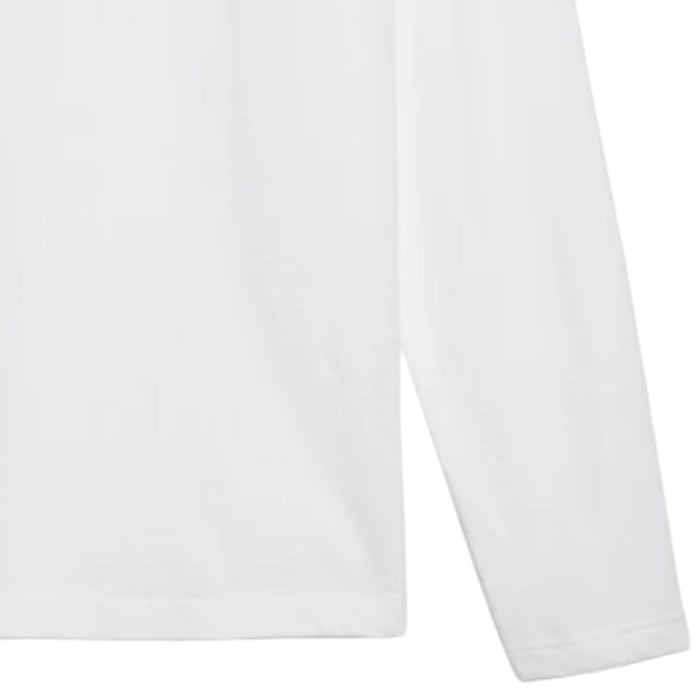 Merz b Schwanen 1950sLS Loopwheeled Classic Fit Lightweight Longsleeve - White