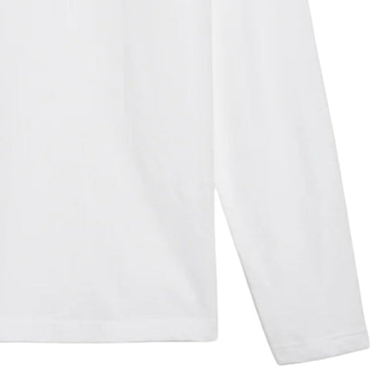 Merz b Schwanen 1950sLS Loopwheeled Classic Fit Lightweight Longsleeve - White