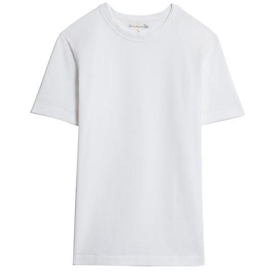 Merz b Schwanen 214 Loopwheeled T-Shirt - White