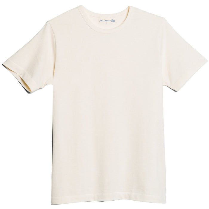 Merz b Schwanen 215 Loopwheeled T-Shirt - Natural