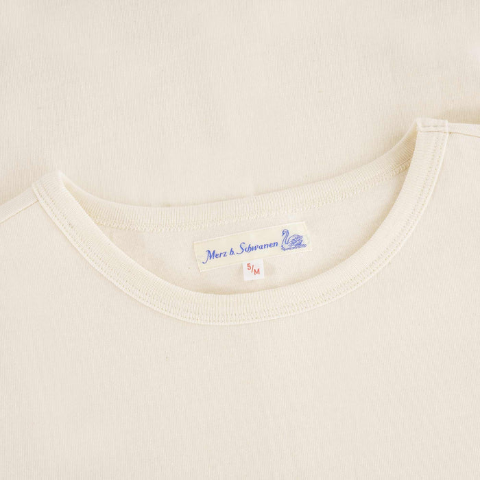 Merz b Schwanen 215 Loopwheeled T-Shirt - Natural