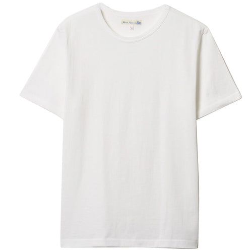 Merz b Schwanen 215 Loopwheeled T-Shirt - White 'The Bear'