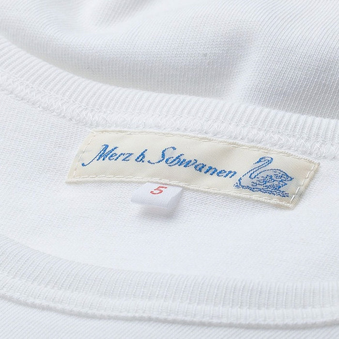 Merz b Schwanen 215 Loopwheeled T-Shirt - White 'The Bear'