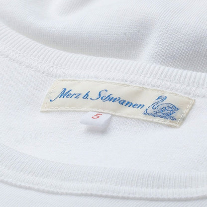 Merz b Schwanen 215 Loopwheeled T-Shirt - White 'The Bear'
