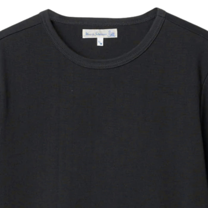 Merz b Schwanen 2M15 Mid-Century Machine Refined Fit T-Shirt - Charcoal
