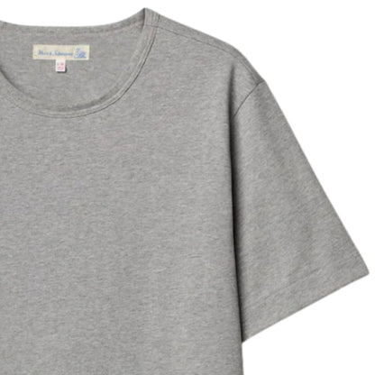 Merz b Schwanen 2M15 Mid-Century Machine Refined Fit T-Shirt - Grey Marl