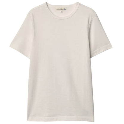 Merz b Schwanen 2M15 Mid-Century Machine Refined Fit T-Shirt - Natural