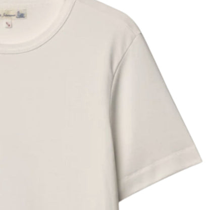 Merz b Schwanen 2M15 Mid-Century Machine Refined Fit T-Shirt - Natural