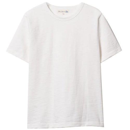 Merz b Schwanen 2S14 Loopwheeled Relaxed Fit Heavyweight T-Shirt - White
