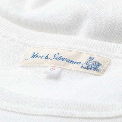 Merz b Schwanen 2S14 Loopwheeled Relaxed Fit Heavyweight T-Shirt - White