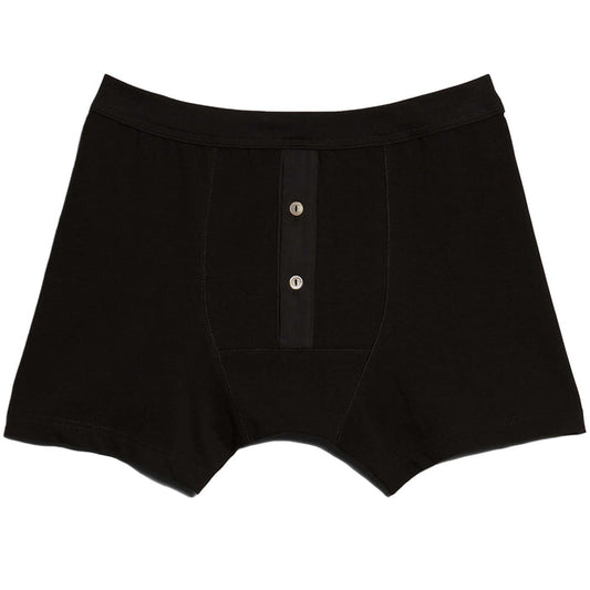 Merz b Schwanen Button Boxers - Black