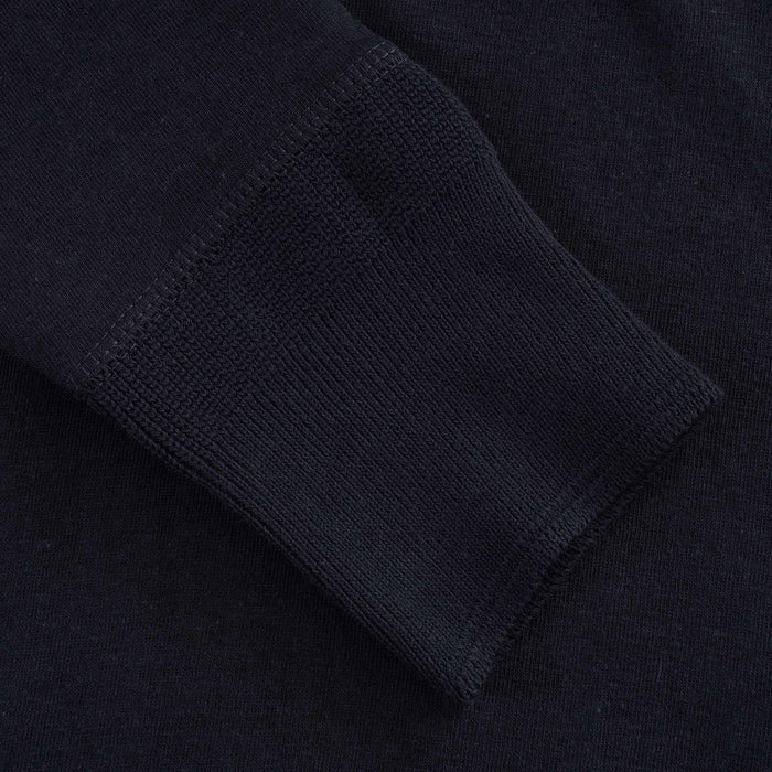 Button Facing Long Sleeve T-Shirt - Charcoal