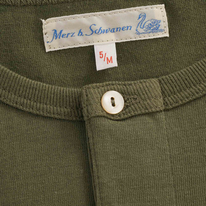 Henley Long Sleeve T-Shirt - Army Green
