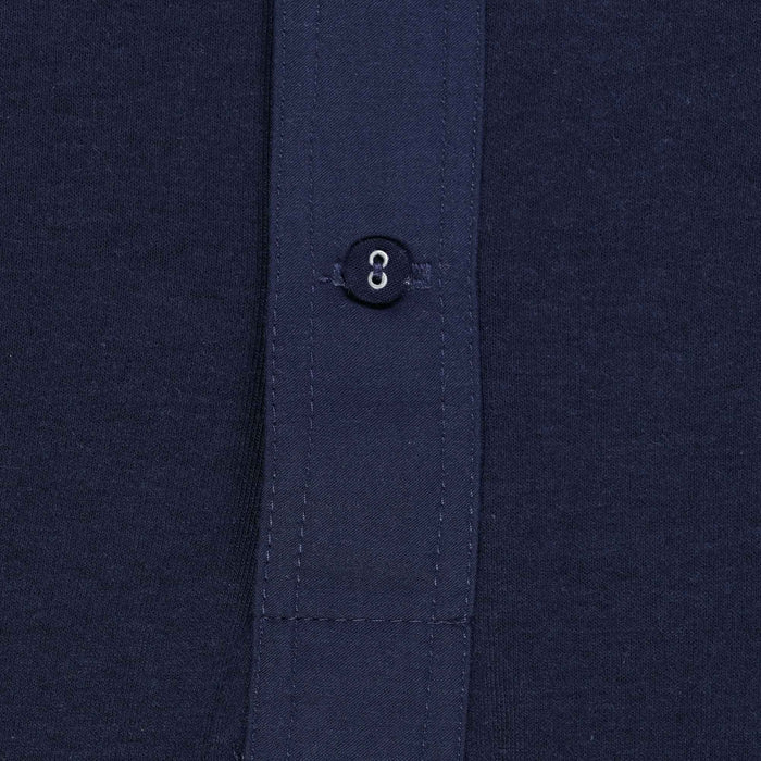Merz b Schwanen Henley Loop T-Shirt - Ink Blue